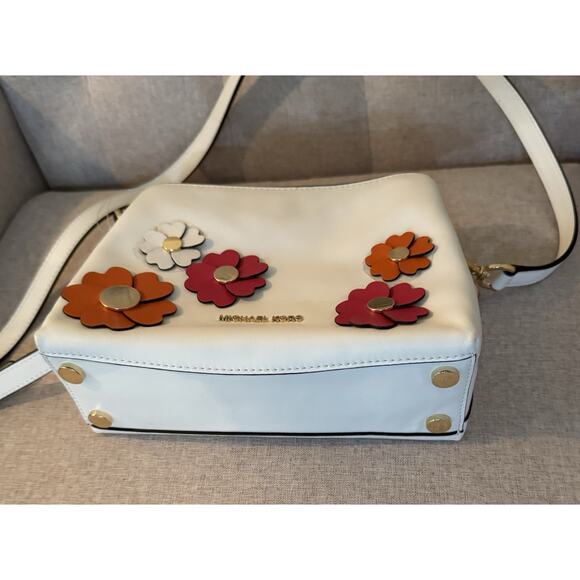 Michael Kors Flora Applique Portia Small East West Satchel NWT - Picture 5 of 10